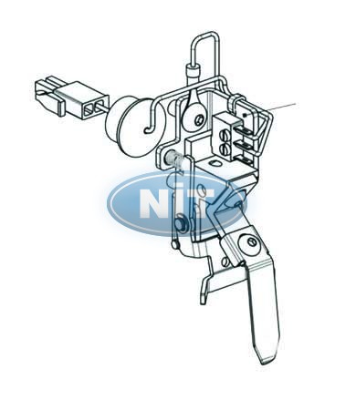 Needle Dedector Pre-assembled   - Spare Parts for STOLL Machines Stitch pressers Apparats & Needle Breakage Switches 